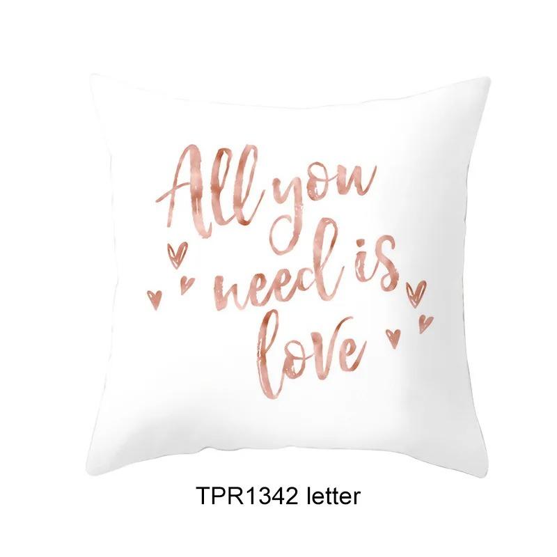 Simple Geometric Style Pillowcase Living Room Office Home Pillowcase Car Ornaments