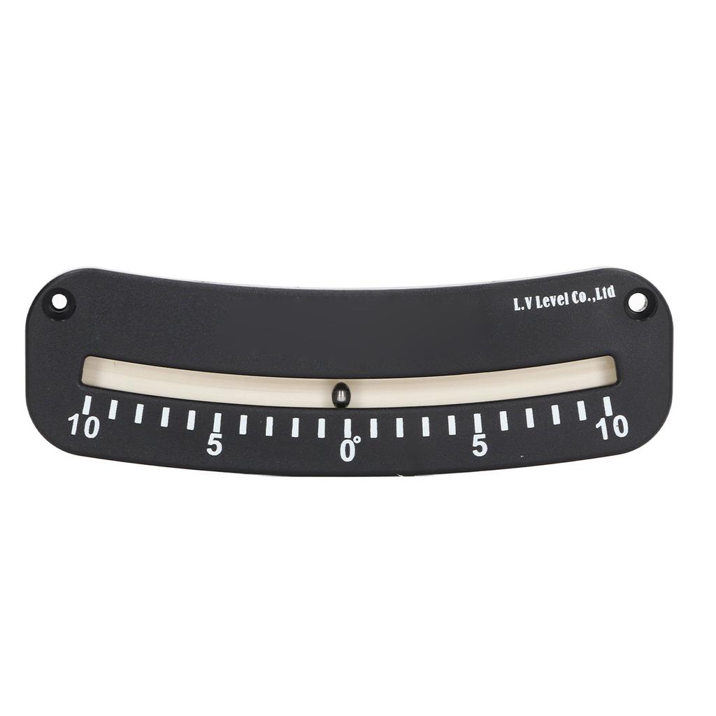 Tube Clinometer ‑10 degrees to 0 degrees to 10 degrees Clear Scale Mini Angle Inclinometer with Fixing Hole