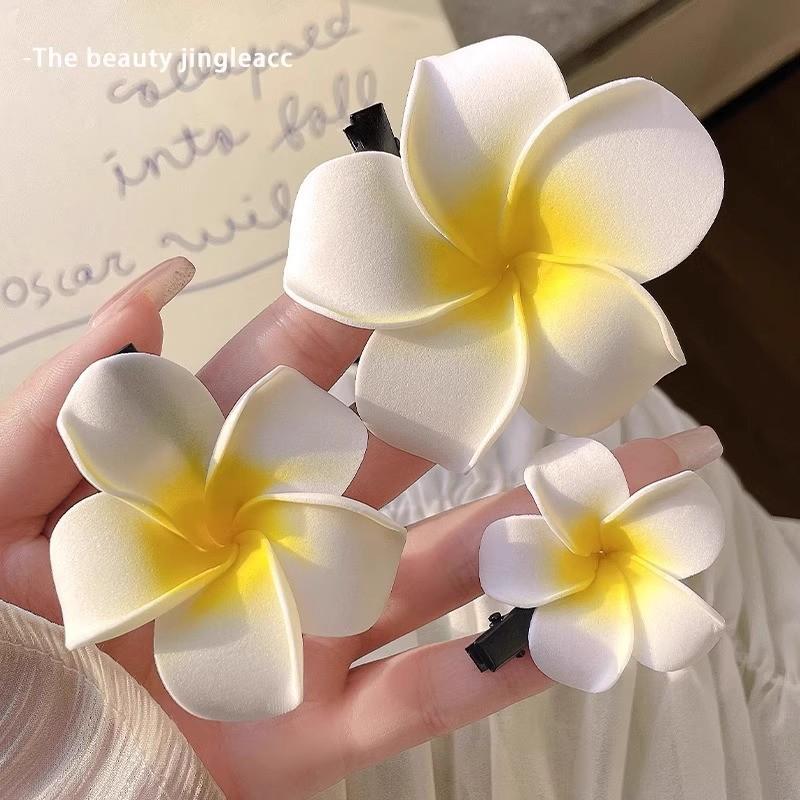 

Клипса для уха в виде цветка франжипани: 2025 Новые Головные Уборы Высокого Класса