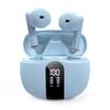 Crisp Deep Earphones Bluetooth Earphones Sound Quality AAC Dual Microphone ENC Noise Cancelling Calling LED Display Bluetooth Wireless Lightweight