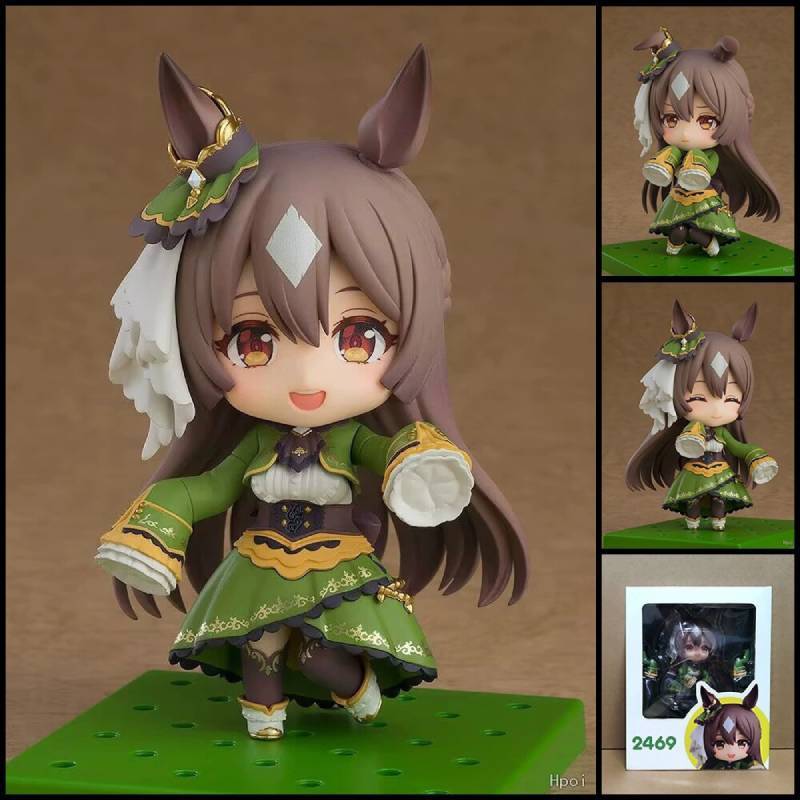Uma Musume Pvc Figure Model Toy With Interchangeable Faces For Collectors And Fans