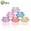 Diamond-Shaped Face Cream Packaging: 3g, 5g, 7g Travel-Size Sample Bottles for Cosmetic Decanting