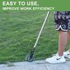 Manual Wheel Rotary Edger Lawn Edger Trimming Grass Weed Edger with Cushion Grip for Garden Sidewalks Driveways and Landscaping