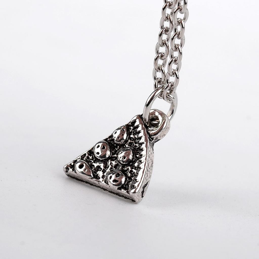 European & American Six-Petal Friendship Necklace - Pizza Pendant for Best Friends