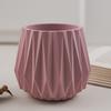 Artistic Silicone Planter Creating Mold DIY Concrete Faceted Pots Candle Holder Mold for Home Decors Enthusiasts