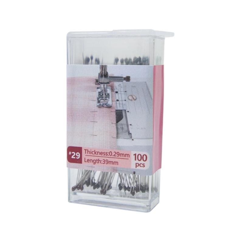 

Pack of 100 Stainless Steel Sewing Positioning Pin Nonslip Resin Head for Accurate Fabric Fixing in Craft Projects