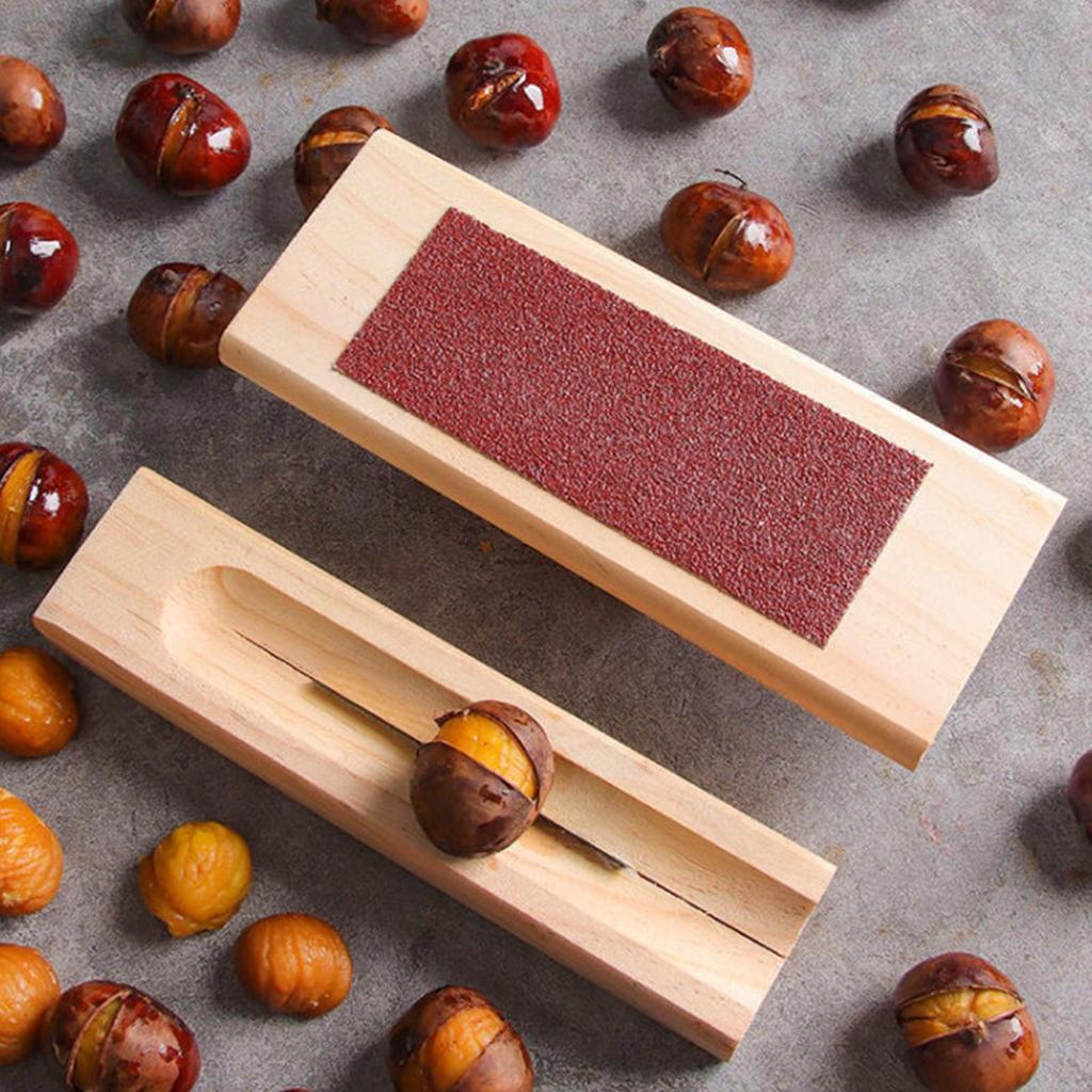 Manual Nut Opener Wooden Chestnut Opener Walnut Plier Opener Tool For Walnuts Lotus Seed Hazelnuts Almonds Peeling Tools