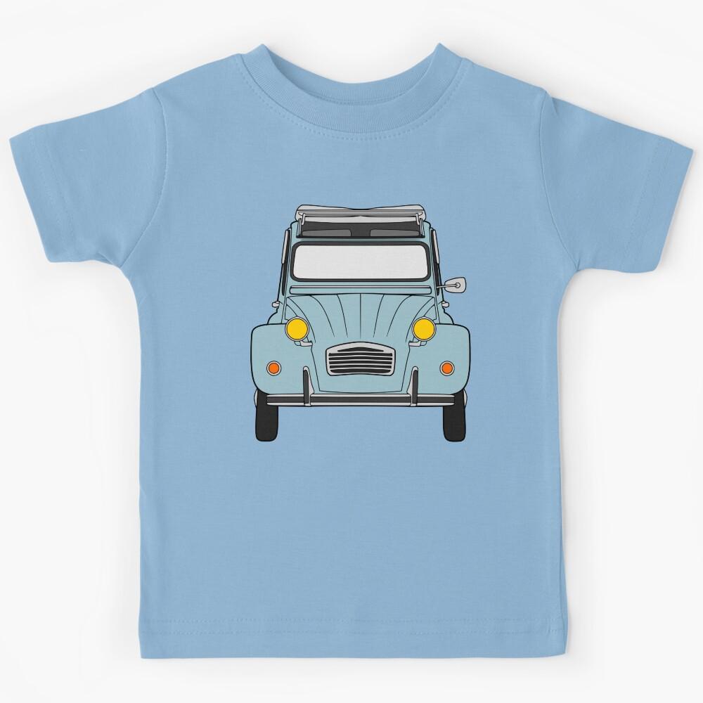 Citroen 2CV baby blue color Kids T-Shirt 110