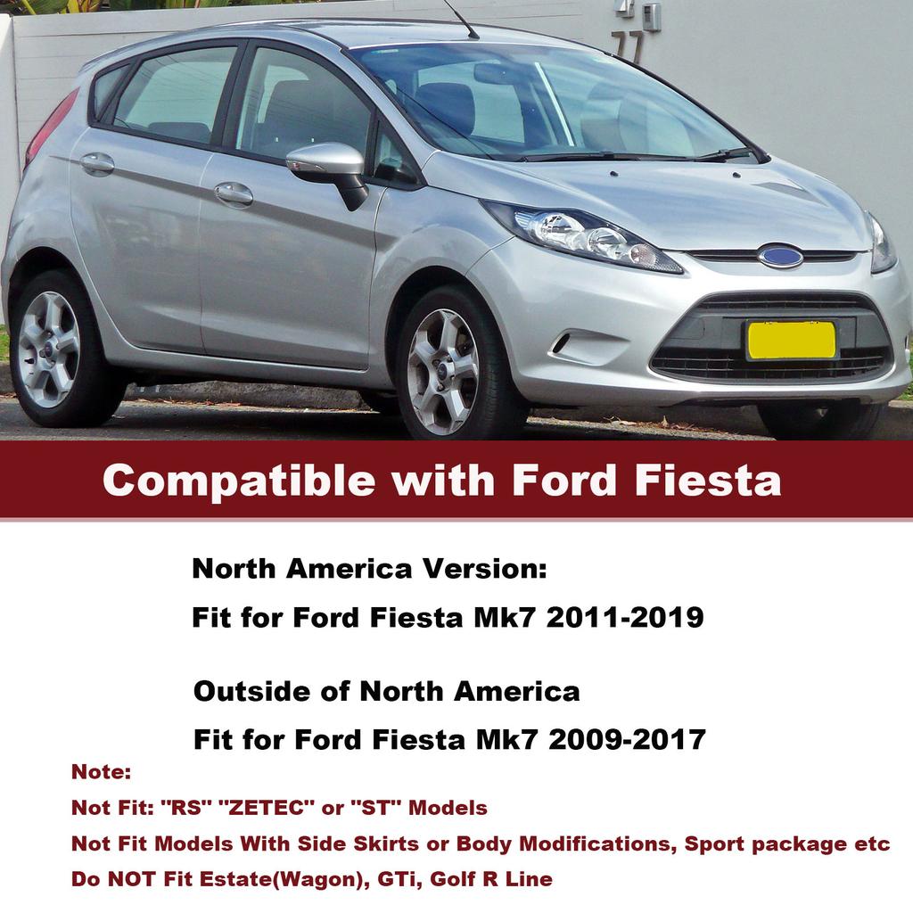 Front Rear Splash Guard Mudguards For Ford Fiesta MK7 2008-2017 Fender Mudflap Mud Flaps Car Accessories