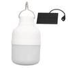 Solar Powered LED Bulb 40W 5000K 1500lm Portable LED Light Bulb with 3W 5V Solar Panel for Camping