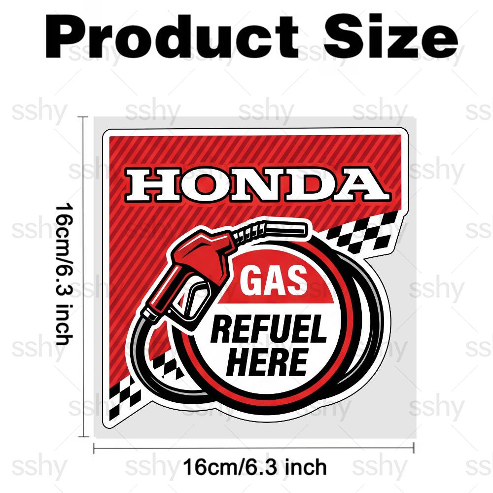 FOR HONDA Universal Fuel Cap Sticker G2 Car Exterior Decorative Decal Waterproof Sticker