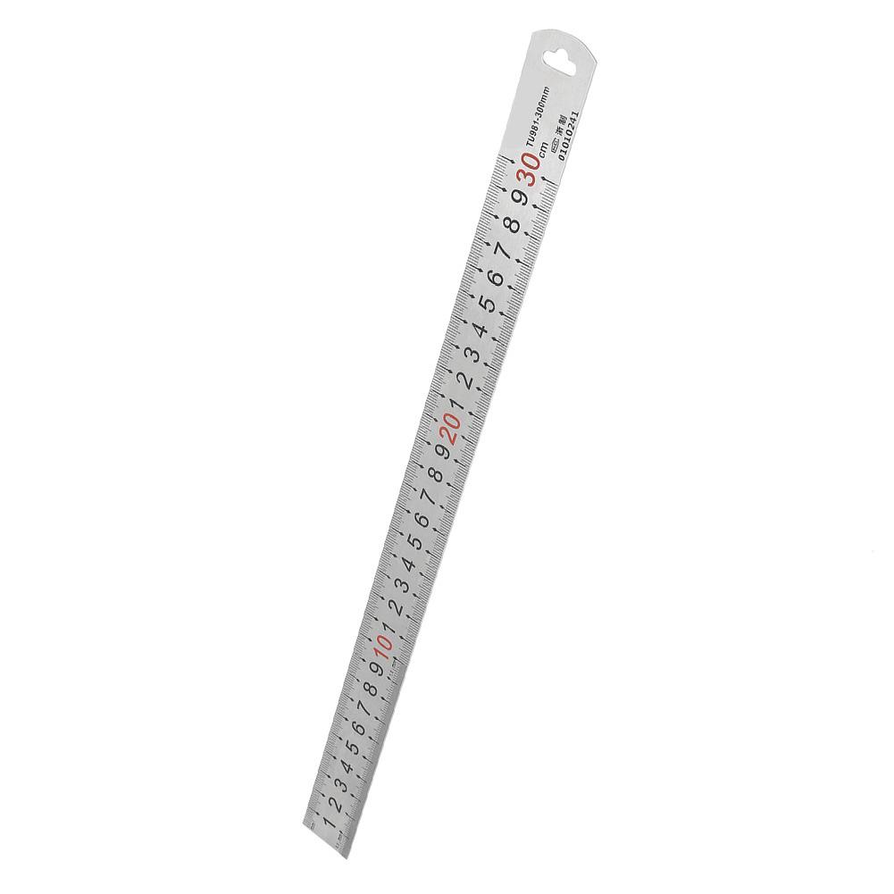 300mm Stainless Steel Ruler Measurement Tool   Markings