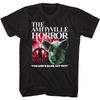 Amityville Horror Pig and House Black Adult T-Shirt