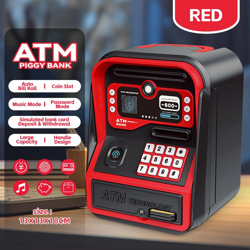 Simulated ATM Password Piggy Bank, Creative Kids Toy, Holiday Gift, Learning To Save, Learning Financial ManagementHoliday Toy