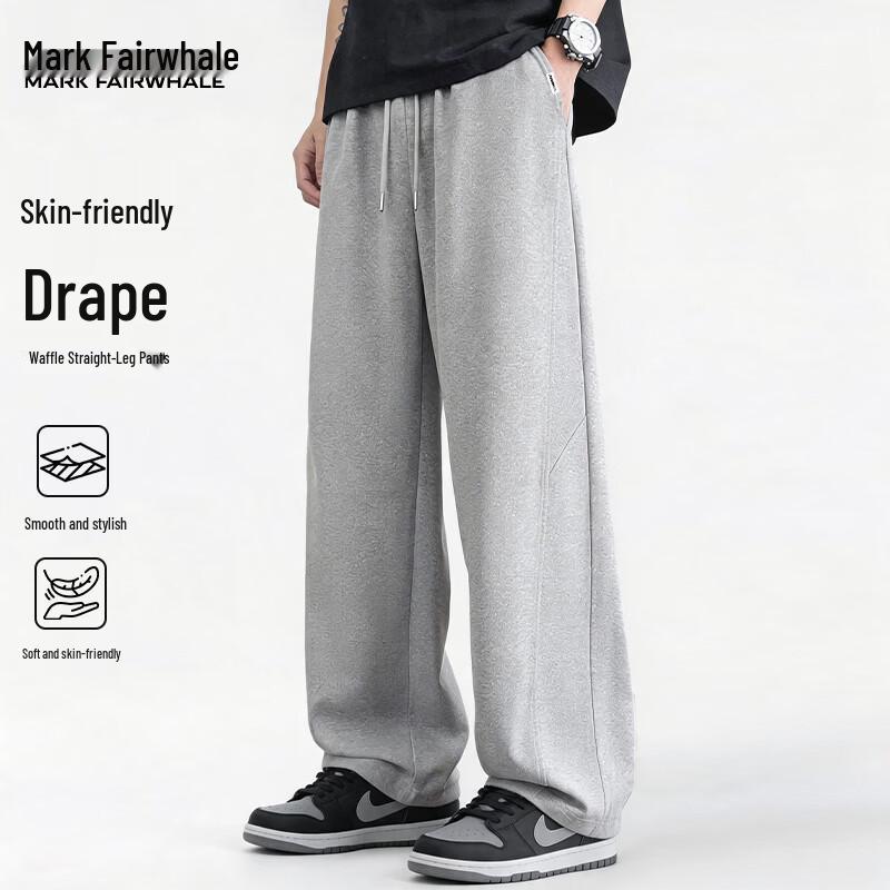 Mark Fairwhale Men s Waffle-Knit Straight-Leg Casual Pants M