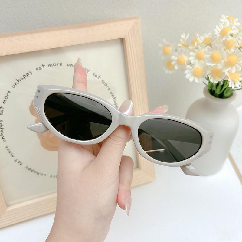 

P1322 Hot Selling Small Frame Sunglasses Women s Fashionable Cat Eye Retro Sunglasses Wholesale StyleD