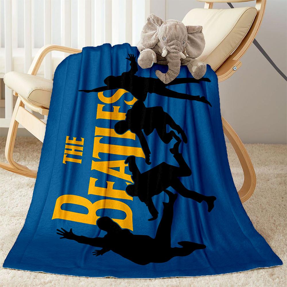Beatles Space Blanket Soft & Cozy Suitable for Bed Picnics Bedding Four Seasons Multipurpose Modern Gift for Travel Home Birthdays
