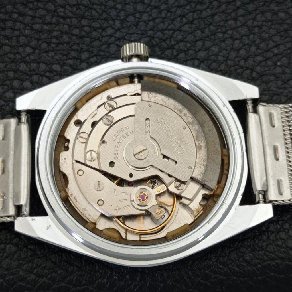 VINTAGE REFURBISHED SEIKO 5 AUTOMATIC JAPAN MENS BLUE COLOR DIAL WATCH A440603-4 Sk-a440603
