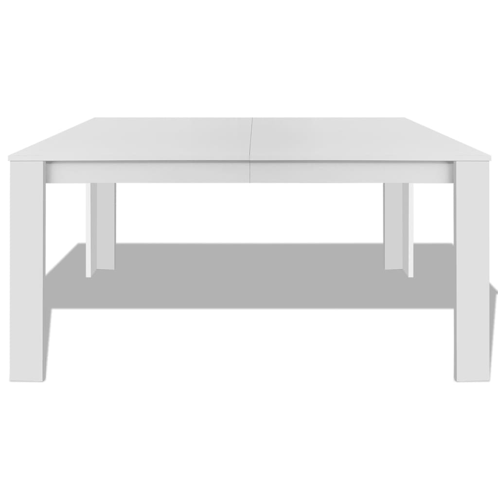Vidaxl Dining Table, 140X80X75 Cm, White