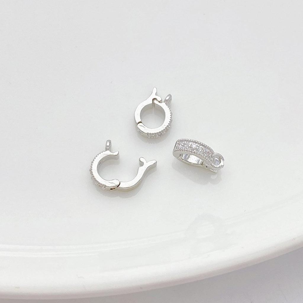 Modische Karabinerverschlüsse Schmuckverschlüsse Anhängerverbinder für Schmuckherstellungszubehör