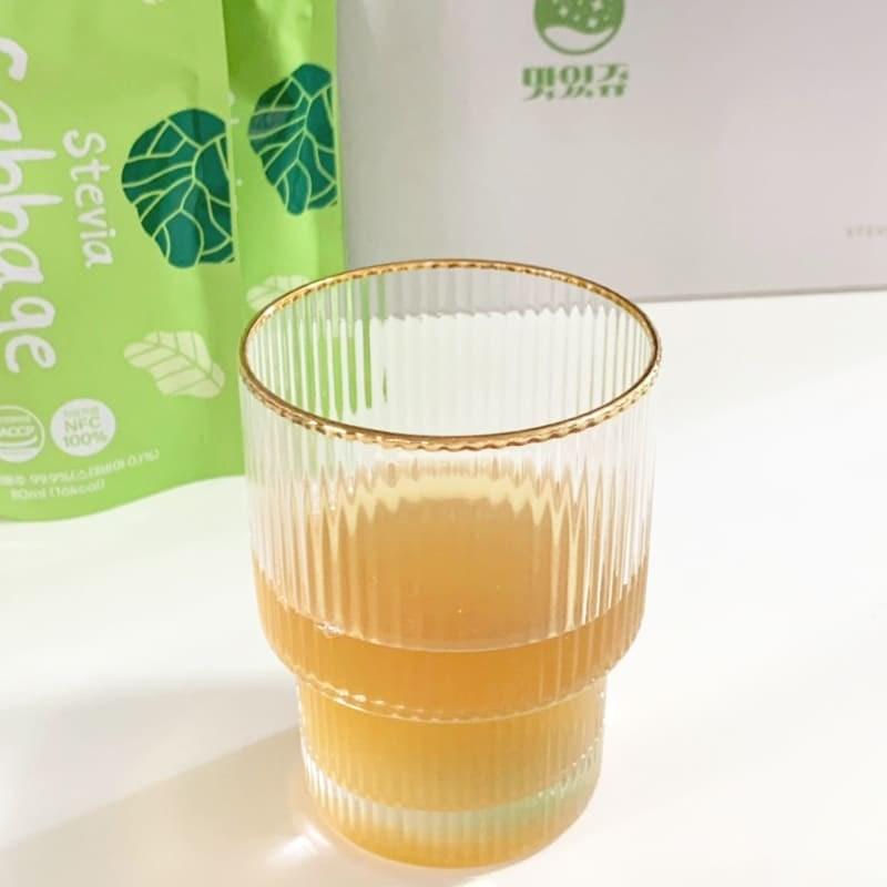Delicious Organic Cabbage Juice NFC Cold Pressed Juice, 80ml, 60 Pieces