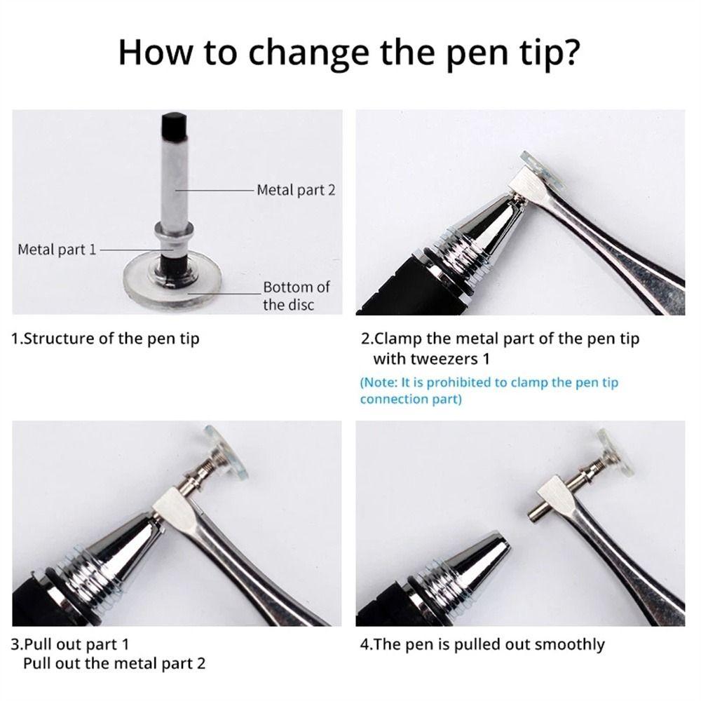 Pen Tip Capacitive Pen Stylus Disc Tip Tablet Pen Tips Stylus Pen Tips Stylus Nibs Screen Pen Head