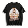 LONG LIVE COWGIRLS Retro Western Cowgirl Print Top Pure Cotton T-shirt
