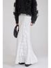 2025 Gothic Victorian Jacquard Fishtail Skirt with Lace-Up Detail