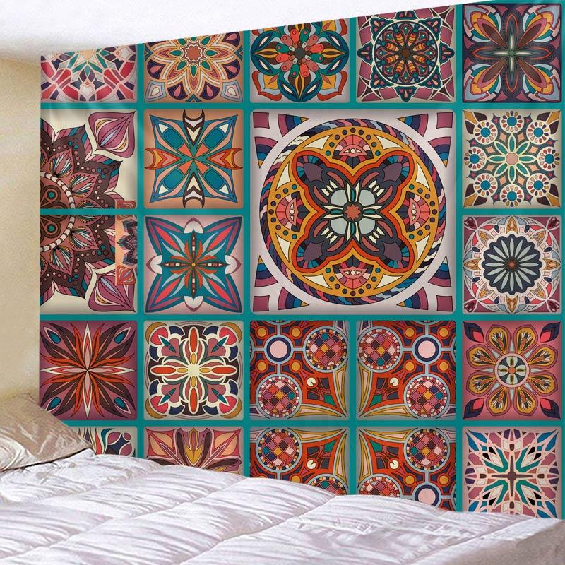 

Bohemia Tapestry Art Wall Hanging National Style Wall Rugs Dorm Decor Blanket Home Decor Tapestry 150x100cm