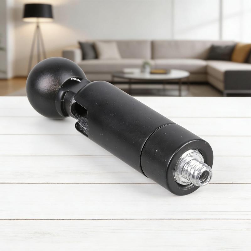 Adaptadores de Cabeça Esférica Universais de 17mm Com Rosca Macho de 1/4 de Polegada Para Ajuste de Ângulo de 90 Graus e Montagens de Câmera com Rotação de 350