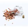 Crystals Healing MINI Crushed Stones Skull Spell Jars Crystal Chakra Stones Cute Glass BottleHealing Crystals Mini Skull Bottles