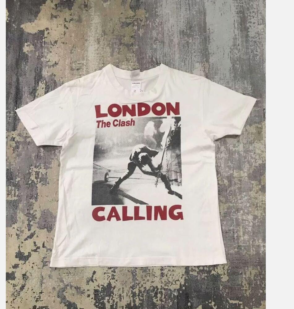 

Футболка унисекс The Clash London Calling Хлопковая футболка Все размеры S -5XL Унисекс футболка XXXXL