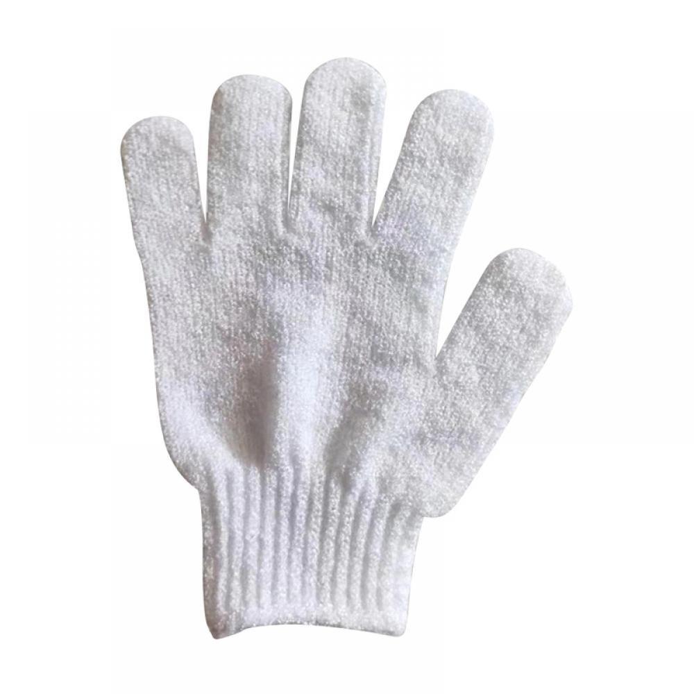 Korean Exfoliating Bath Mitt – Five-Finger Scrubbing Glove and Back-Scrubbing Towel
