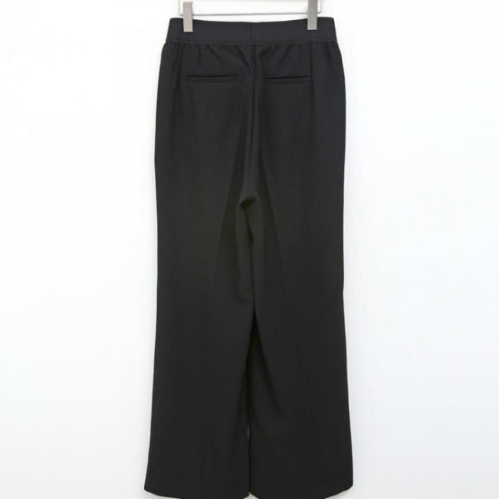 New ArrivalS Open Run Women S Black Pintuck Wide SlackS claSSic Ring Patch Label
