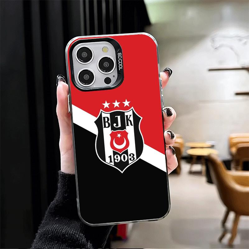 B-Besiktas B-BJK Coque de téléphone souple pour iPhone 15 16 17 Pro Max 17Air 16E 14 Plus 13 12 Mini Coque arrière antichoc