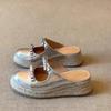Fashion Fashion 2025 Closed Toe Women's Slippers New Outdoor Casual Shoes Butterfly-knot Hollow Out Best Seller Non-Slip Wedge Slippers