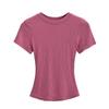 Pure Desire Women's Spicy Girl Round Neck Ribbed Summer T-Shirt