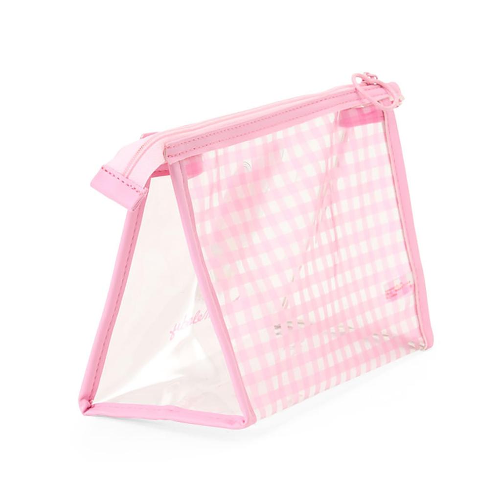 Sanrio My Melody Clear Transparent PVC and Zipper Suitable for Ages 3 and x x inches x 10 x 15 Product 732141 Pouch, Steel, Closure, Up, Approx. 8.7
