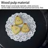 200 Pieces Paper Oil-proof Baking Single-used Hollow-out Oil Papers Cake Pad Accessory for Home Kitchen Bakery Restaurant