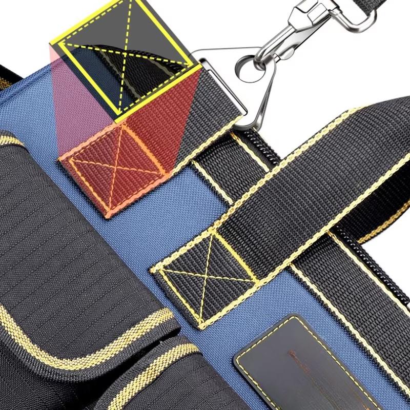 Multifunctional Tool Bags 1680D Oxford Cloth Electrician Bags Waterproof and Wear-Resistant High Capacity Storage Bags