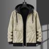 Winter Large Size Lamb Velvet Casual Men's Loose Warm Sweater Men's Cardigan Sweater Jacket