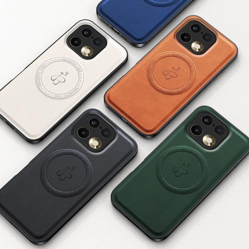 Wireless Charging Magnetic Case for Realme 16 Pro 5G 16 Pro+ Plus Protective Cover PU Leather Hard Back Shell Coque