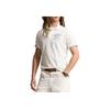 Polo SS24 Letter Print Straight Fit Short Sleeve Polo Shirt Men Tops Off-White MNPOKNI1N822970-100