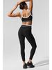 Women's Shockproof Sports Bra with Chest Pads - Two-Piece Yoga and Fitness Top