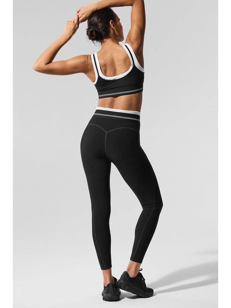 Women's Shockproof Sports Bra with Chest Pads - Two-Piece Yoga and Fitness Top