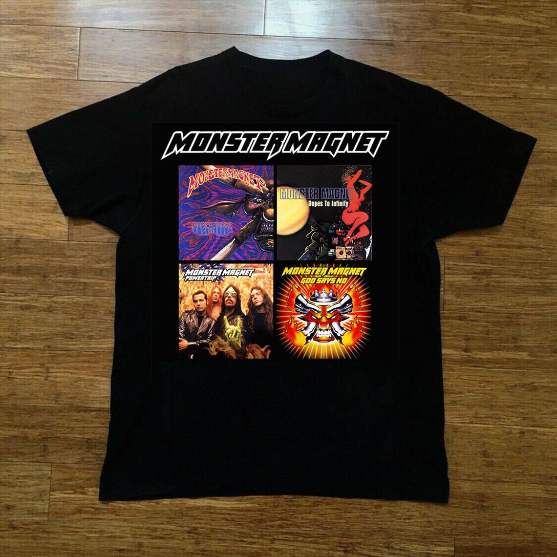 Collection MONSTER MAGNET Band Cotton Gift For Fan S to 5XL T-shirt MD46 XXXXL