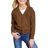 Children's Fashion Casual Round Neck Sweater Knitted Bottoming Top