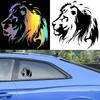 Autoaufkleber Persönlichkeit Meditation Löwe Automobile Motorräder Zubehör Vinyl-Aufkleber Auto Krone Löwe Dekorativer Aufkleber