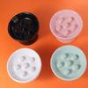 Ceramic Cat Slow Feeder Bowl Slanted Mouth Pet Drinking Eating Feeder for Kitten/Puppy/Bunny