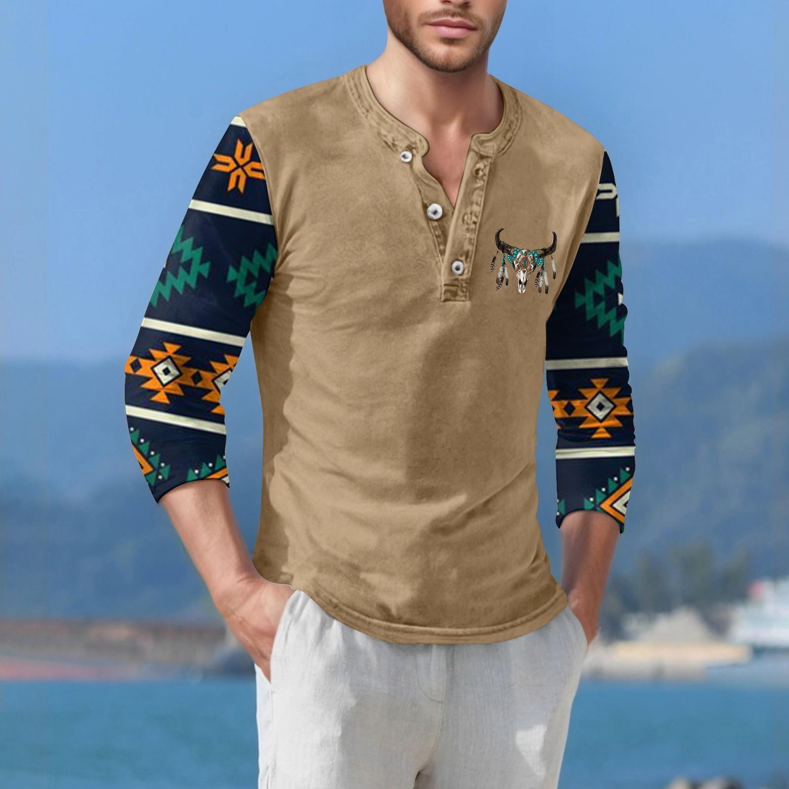 

Мужская футболка уличная повседневная мода с длинными рукавами XXL хаки